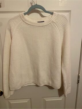 Quince 100% Organic Cotton Fisherman Boatneck Sweater Size L